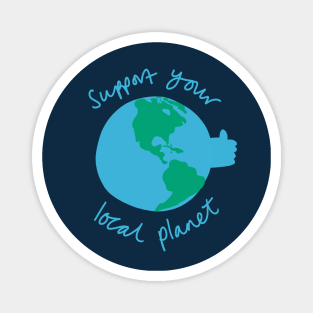 Support Your Local Planet Magnet